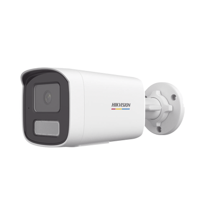 [Dual Light + ColorVu] Bala IP 2 Megapixel / Lente 4 mm / 50 mts IR + 50 mts Luz Blanca / Micrófono Integrado / ACUSENSE Lite / Exterior IP67 / WDR 120 dB / PoE / Micro SD 