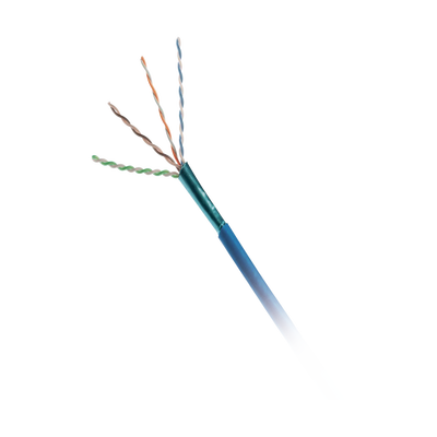 cables pelados de la Bobina de Cable UTP de 4 Pares, Vari-MaTriX, Cat6A, 23 AWG, CMP (Plenum), Color Azul, 305m