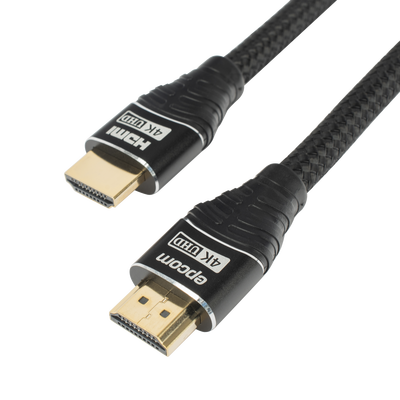 Cable HDMI de 3m | Alta Definición | Longitud | Version 2.0 | Alta velocidad 18Gbps | 4K@60Hz | Conectores Chapados en Oro | Tipo Redondo 