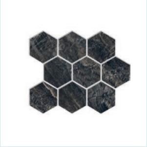 Hexagon Black Elektra Heavy Porcelain Tile Hexagon Black Elektra Heavy Porcelain Tile
