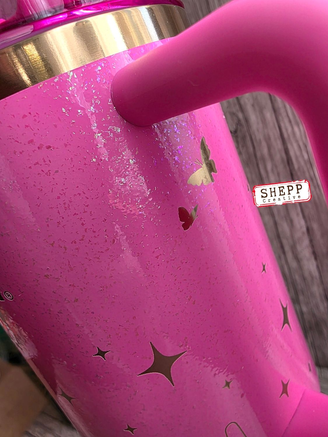 Stanley X WICKED 40oz Engraved GLINDA Galinda Pink Tumbler
