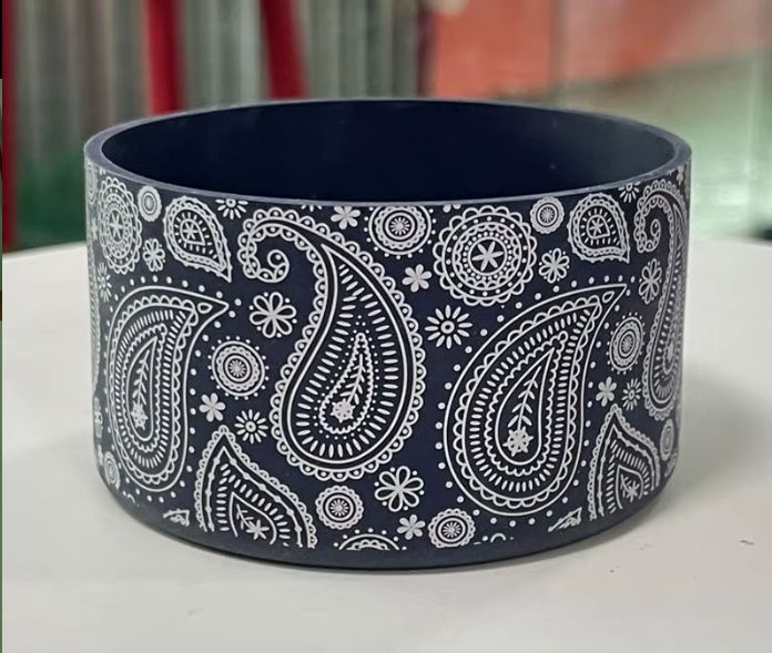 Blue Paisley Boot for Blue Corn Paisley Tumbler