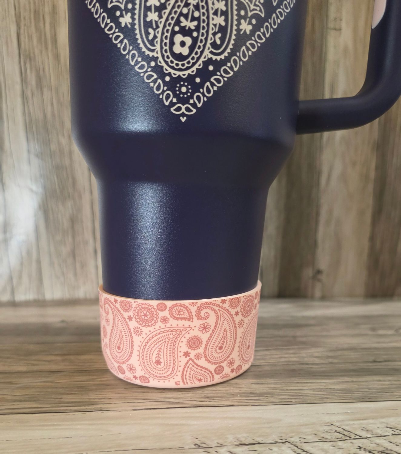 Pink Paisley boot