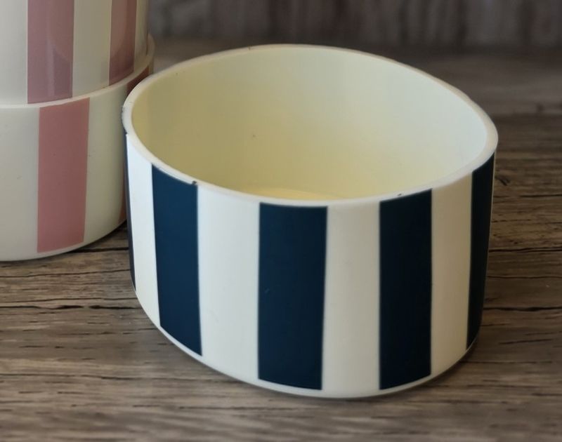 Striped Boot for Emerald Cabana Gloss Tumbler