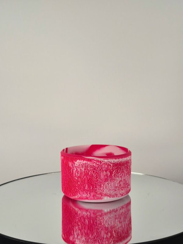 Rosewater Ribbon – Romantic Silicone Tumbler Boot