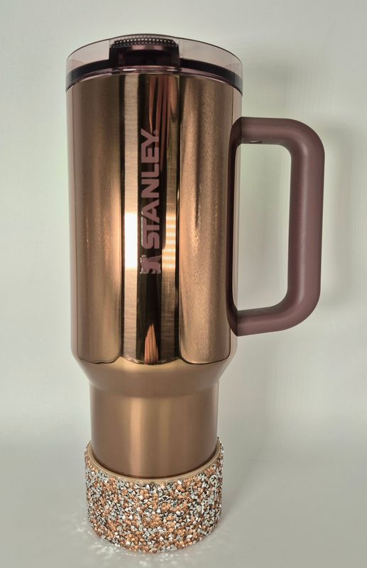 Stanley Polished Rose Gold 40oz Quencher Tumbler