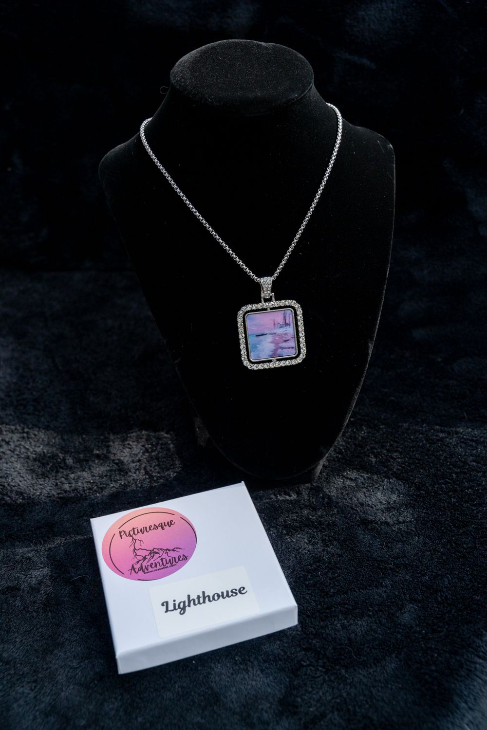 Double-Sided Necklace: Lighthouses