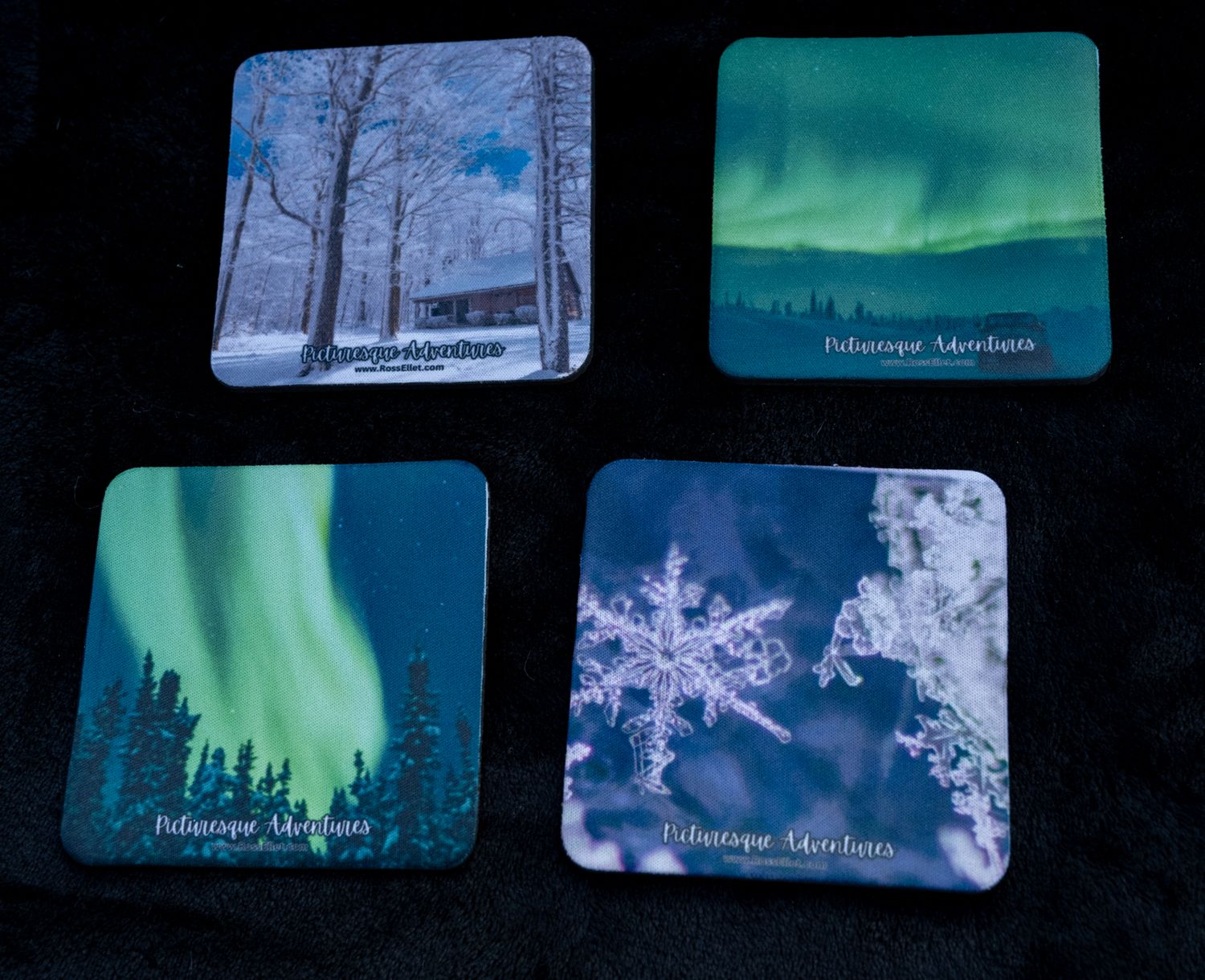 Coaster Set: Winter