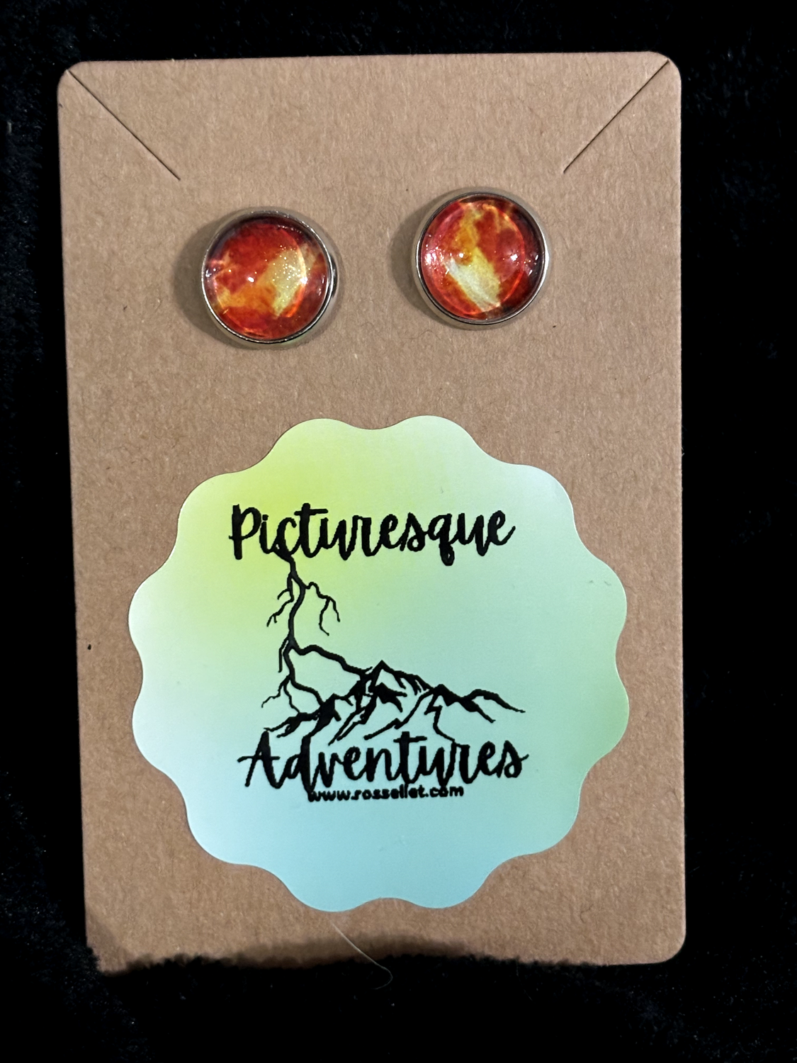 Stud Earrings: Antelope Canyon