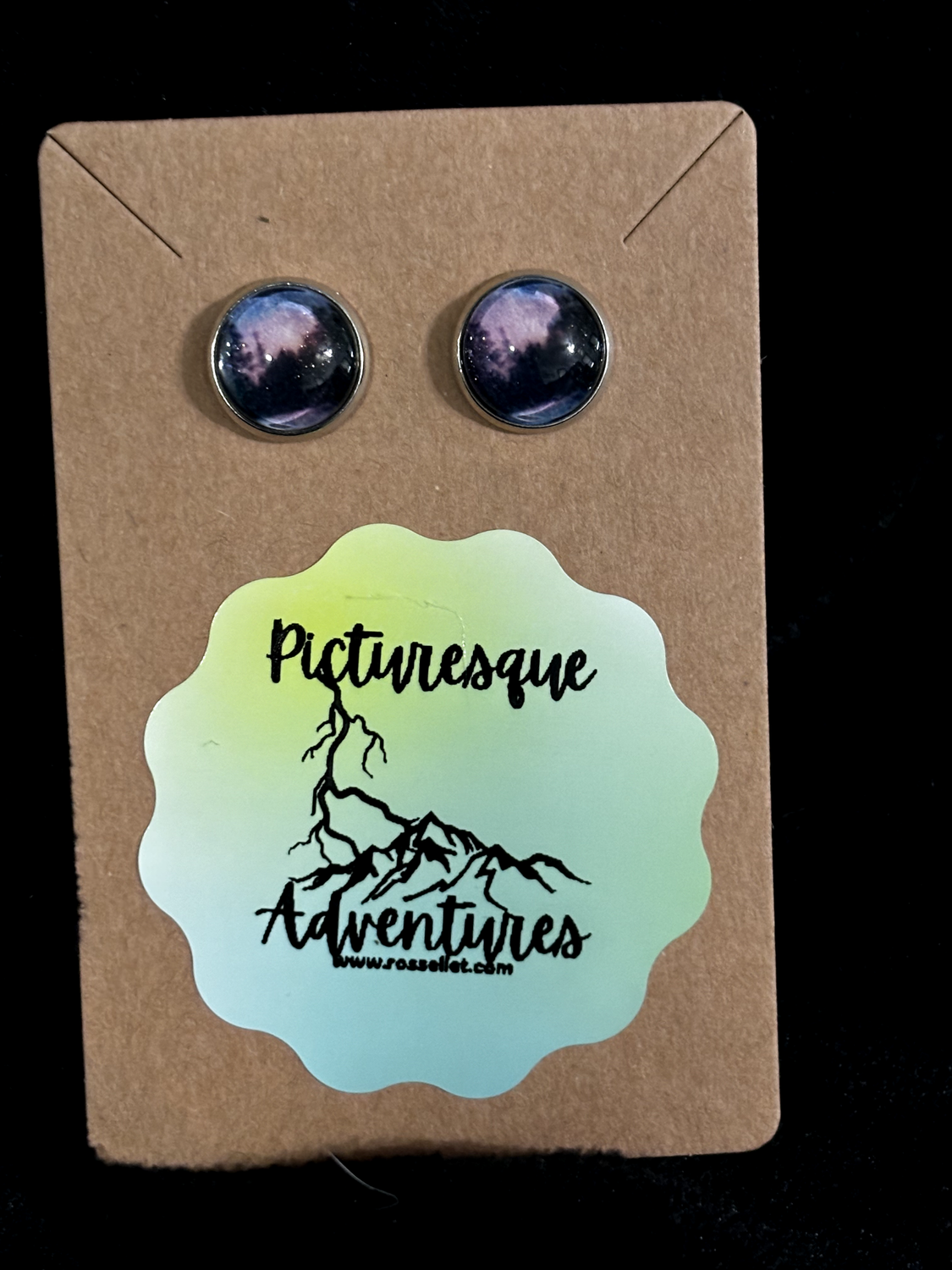 Stud Earrings: Milkyway