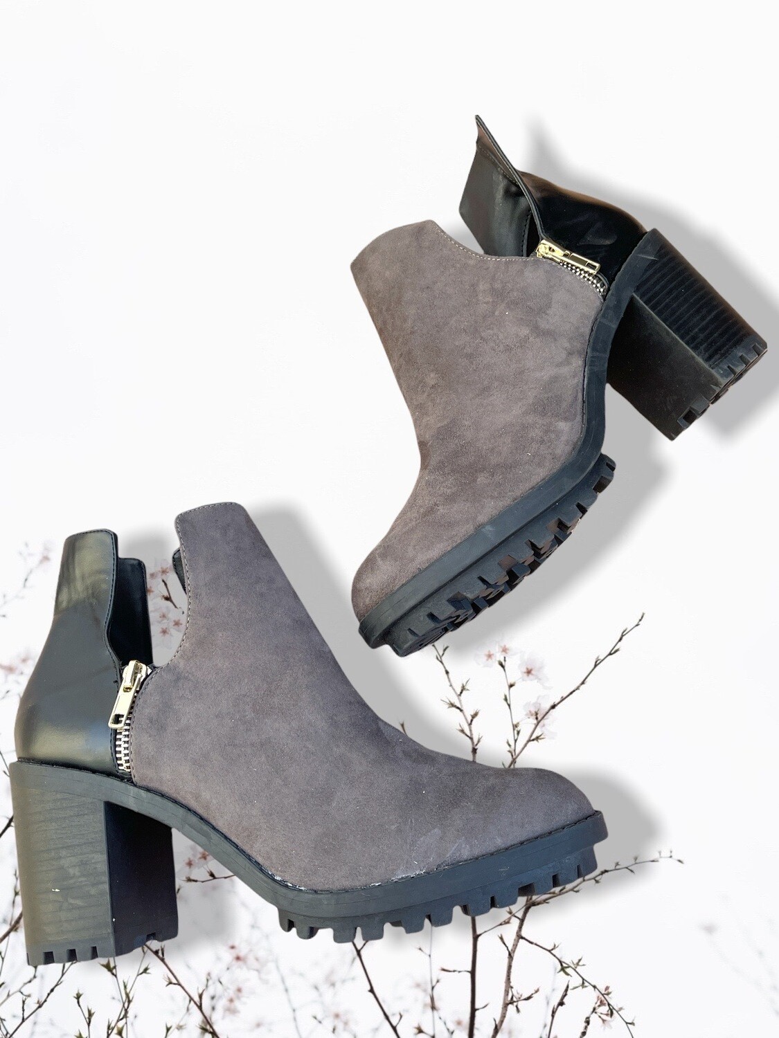 Botines bicolor ZARA T41