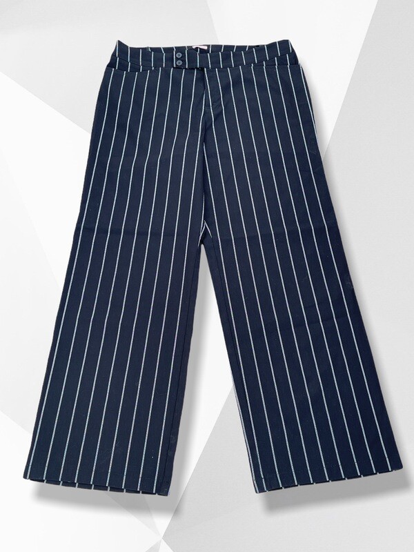 *NEW* Pantalón de vestir a rayas de camal ancho T48 (TG)