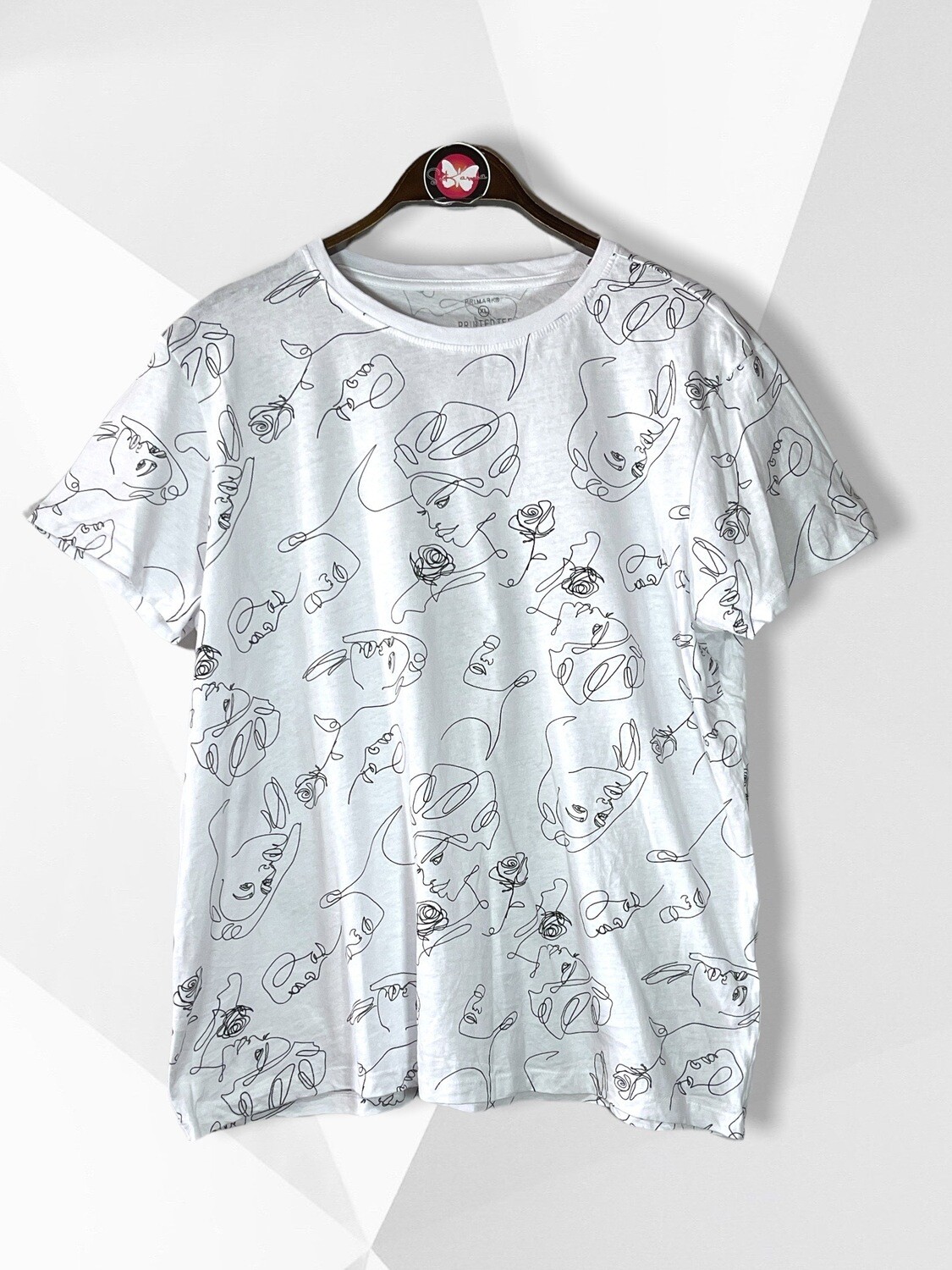 HOY** Camiseta de manga corta con caras PRIMARK Talla XL