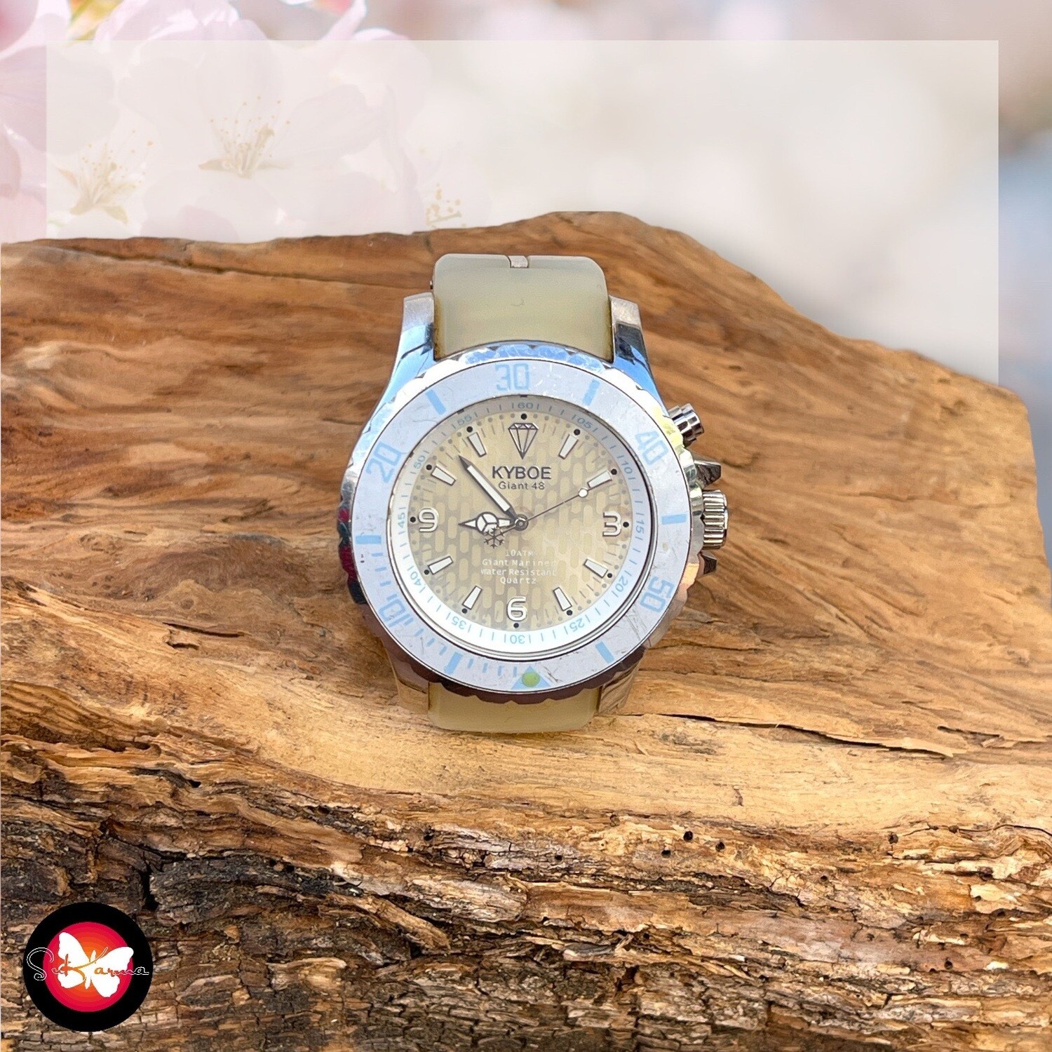 Reloj unisex Snow Crystal · KYBOE GIANT 48mm con correa de silicona
