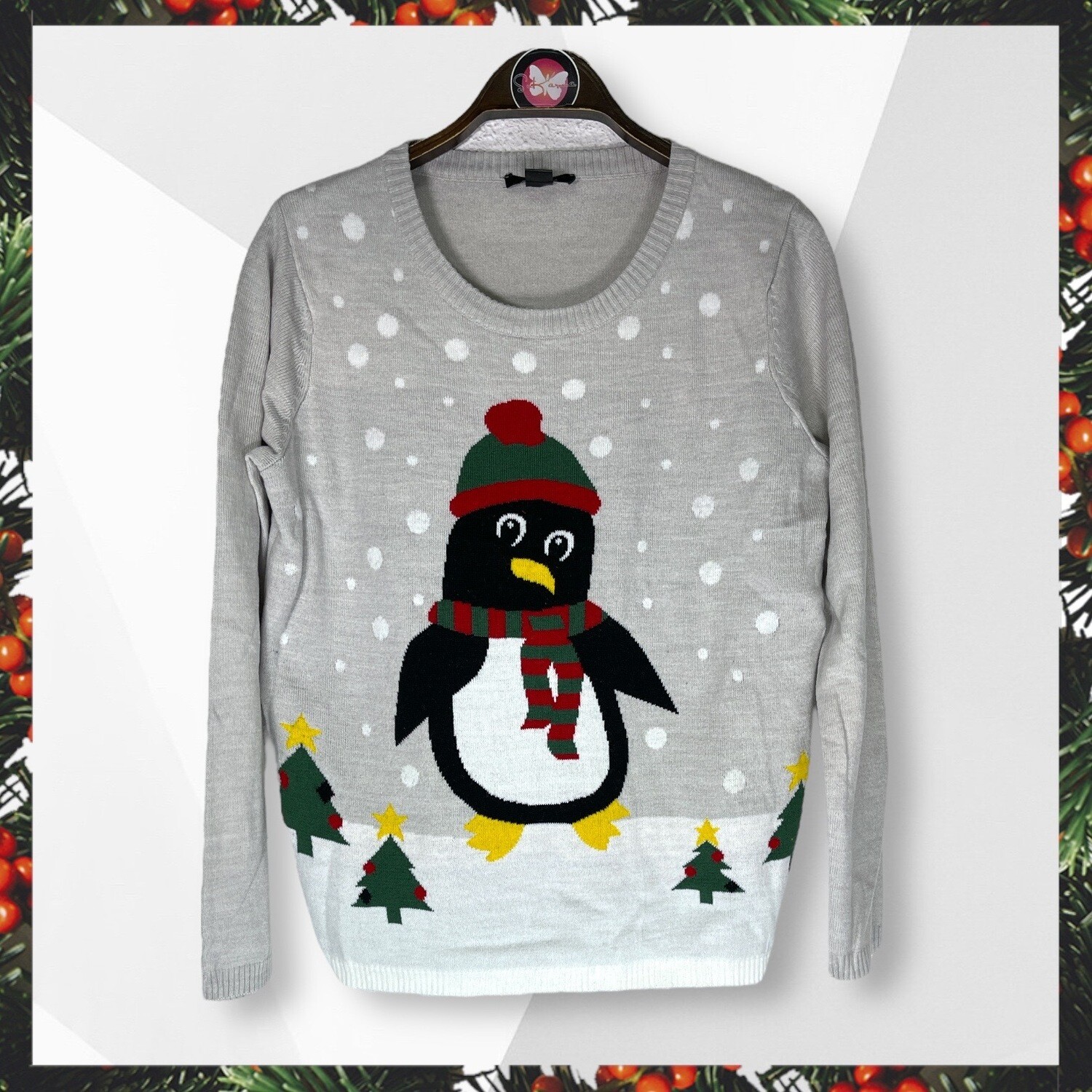 *XMAS* Jersey navideño "pingüino" Talla S
