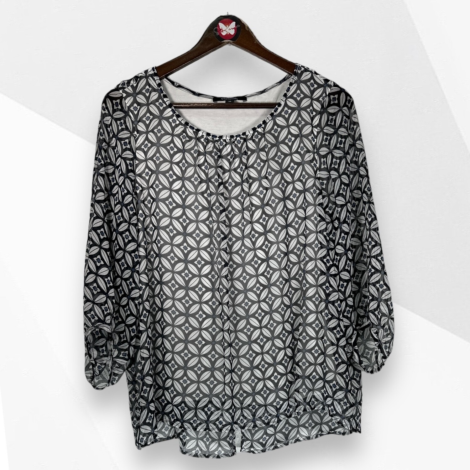 Blusa de media manga COMMA, Talla 40