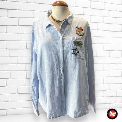 **Camisa de manga larga con parches ONLY Talla 34