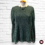 Blusa de manga larga plisadita COSTES Talla 36