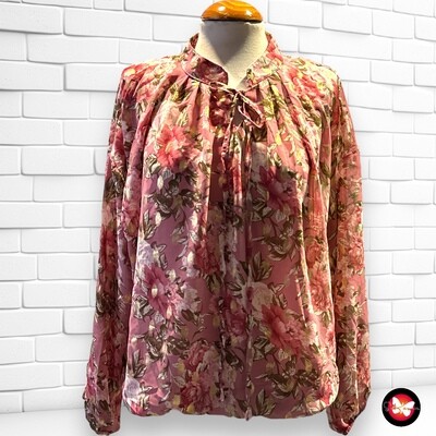 Blusa de manga larga con lazada al cuello LOLA LIZA Talla 36