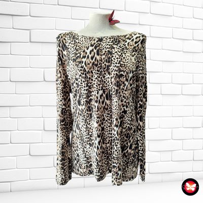 **SALES** Camiseta de manga larga animal print CHICO&#39;S Talla M (grande)