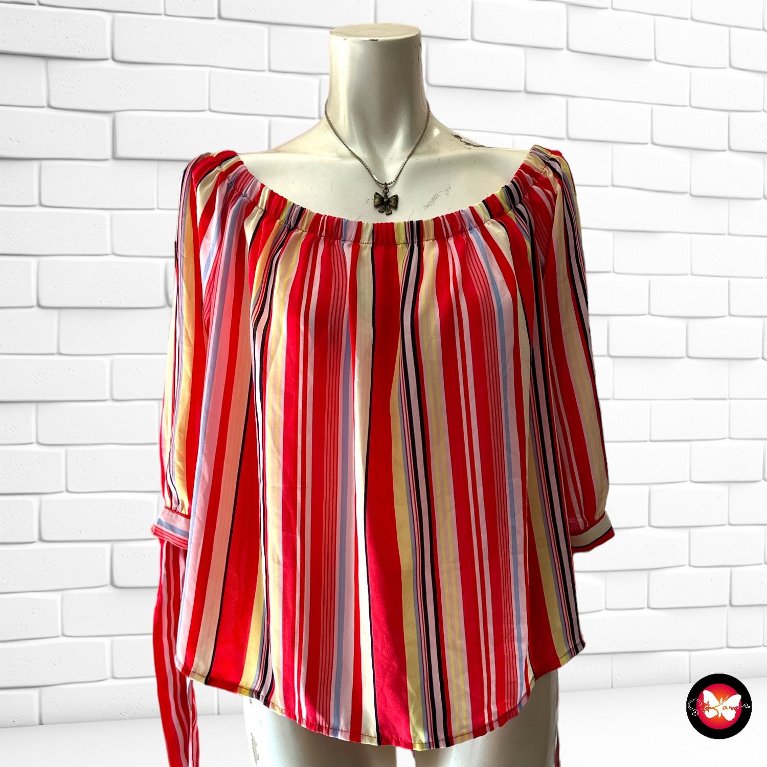 Blusa escote barco FB SISTER Talla S (grande)