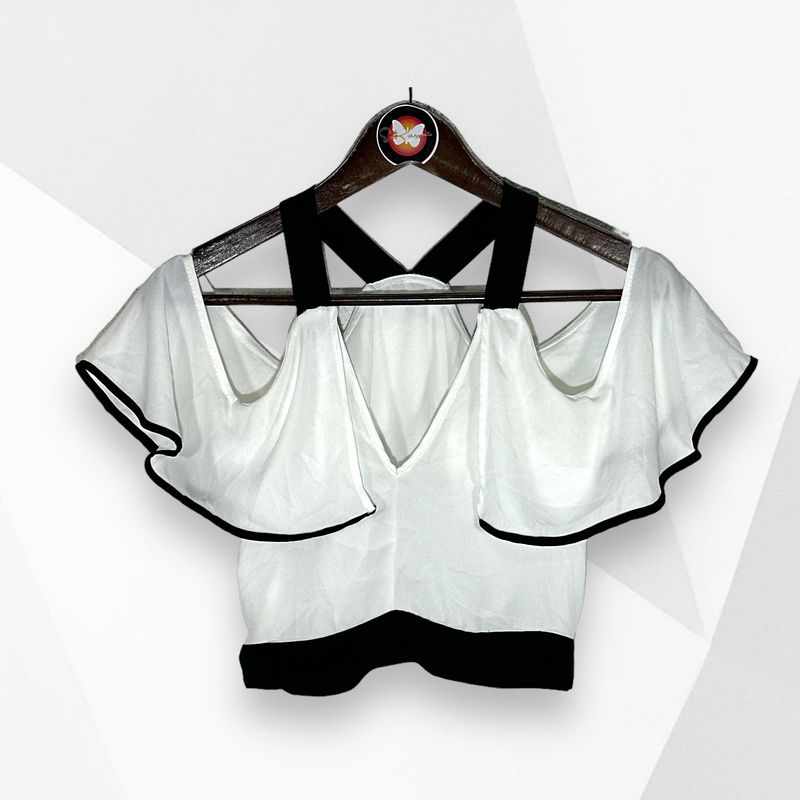 Blusa cropped Talla XS