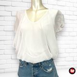 Blusa corte mariposa Talla S/M