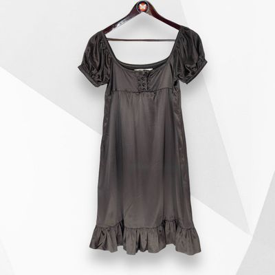 Vestido escote barco BERSHKA Talla S