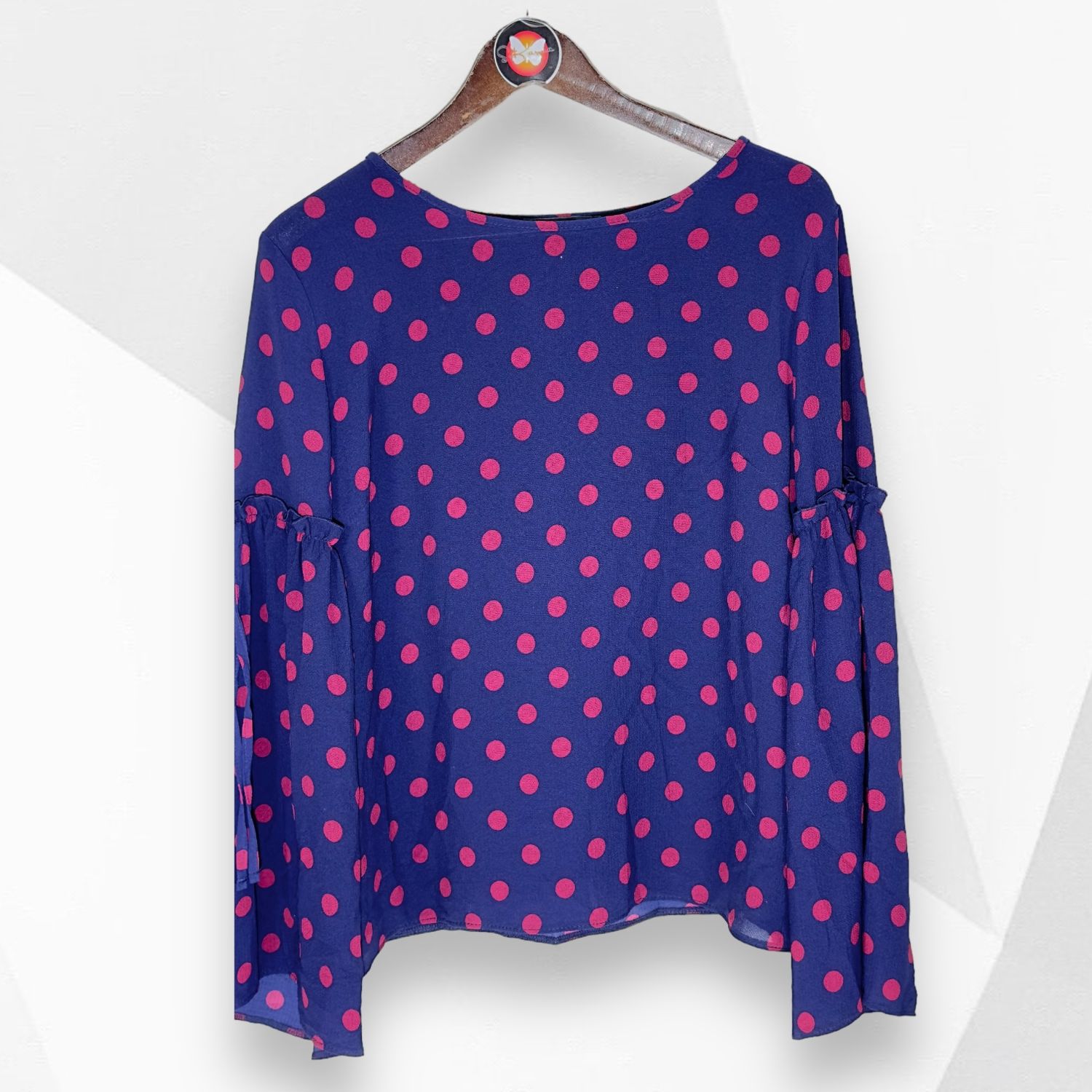 Blusa de manga larga con lunares PRIMARK Talla 42