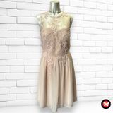 **SALES** Vestido de ceremonia con perlitas Talla S/M