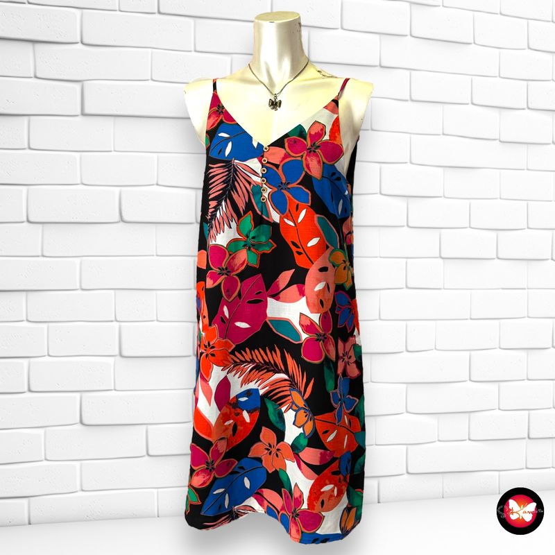 **SALES** Vestido de tirantes estampado flores PIMKIE Talla S