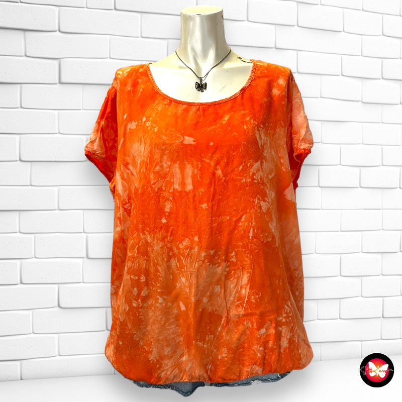 **SALES** Blusa de manga corta tie-dye NORAH Talla 48