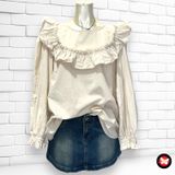 Blusa de manga larga de pana C&amp;A Talla 42