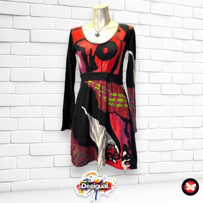 Vestido de manga larga DESIGUAL Talla S