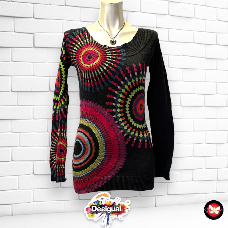 Jersey de manga larga escote barco DESIGUAL Talla S