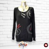 Jersey de manga larga con bordados DESIGUAL Talla S