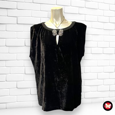 Blusa de terciopelo de noche  ZARA Talla M