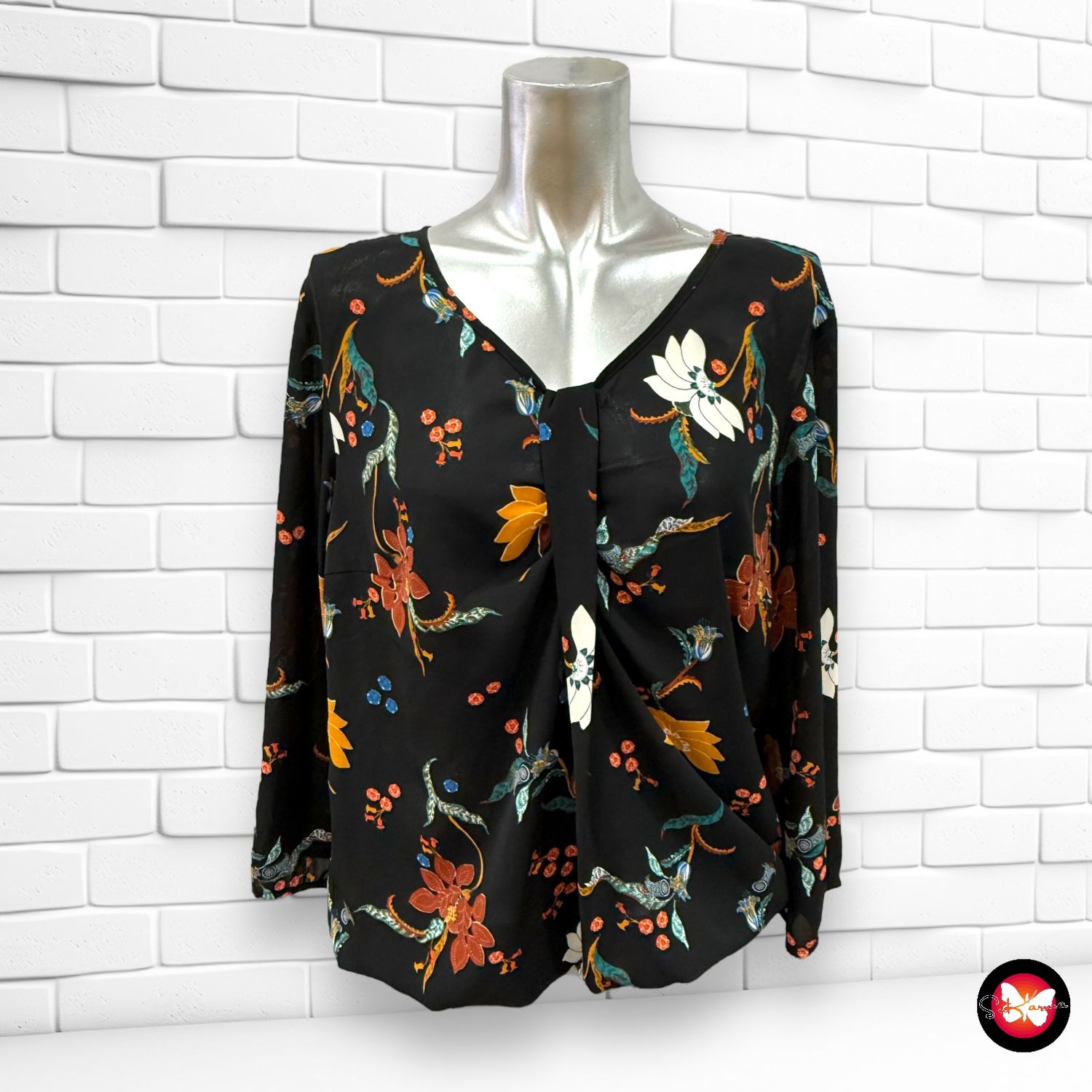 Blusa de manga larga Talla 40