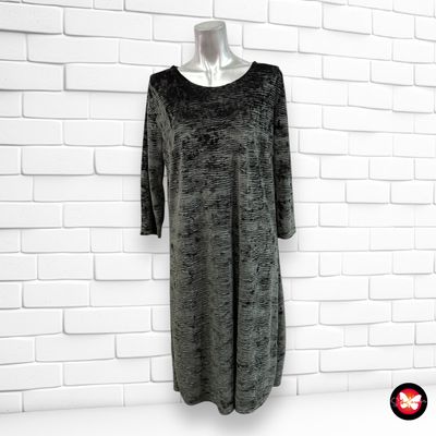 Vestido de terciopelo ELVIRA CASUALS Talla XL