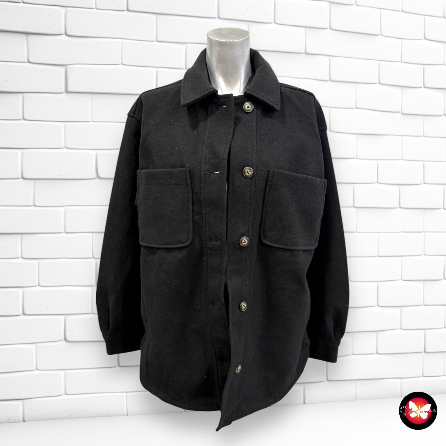 Abrigo sobre camisa de paño NEW LOOK Talla 36