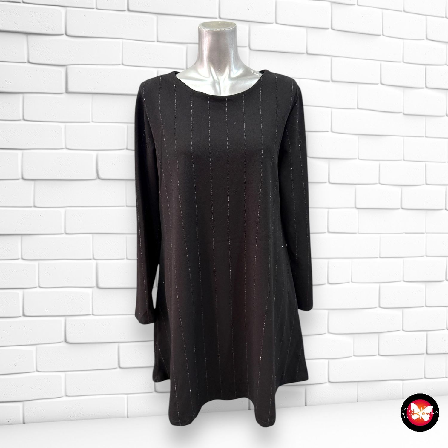Vestido de noche con lurex Talla L