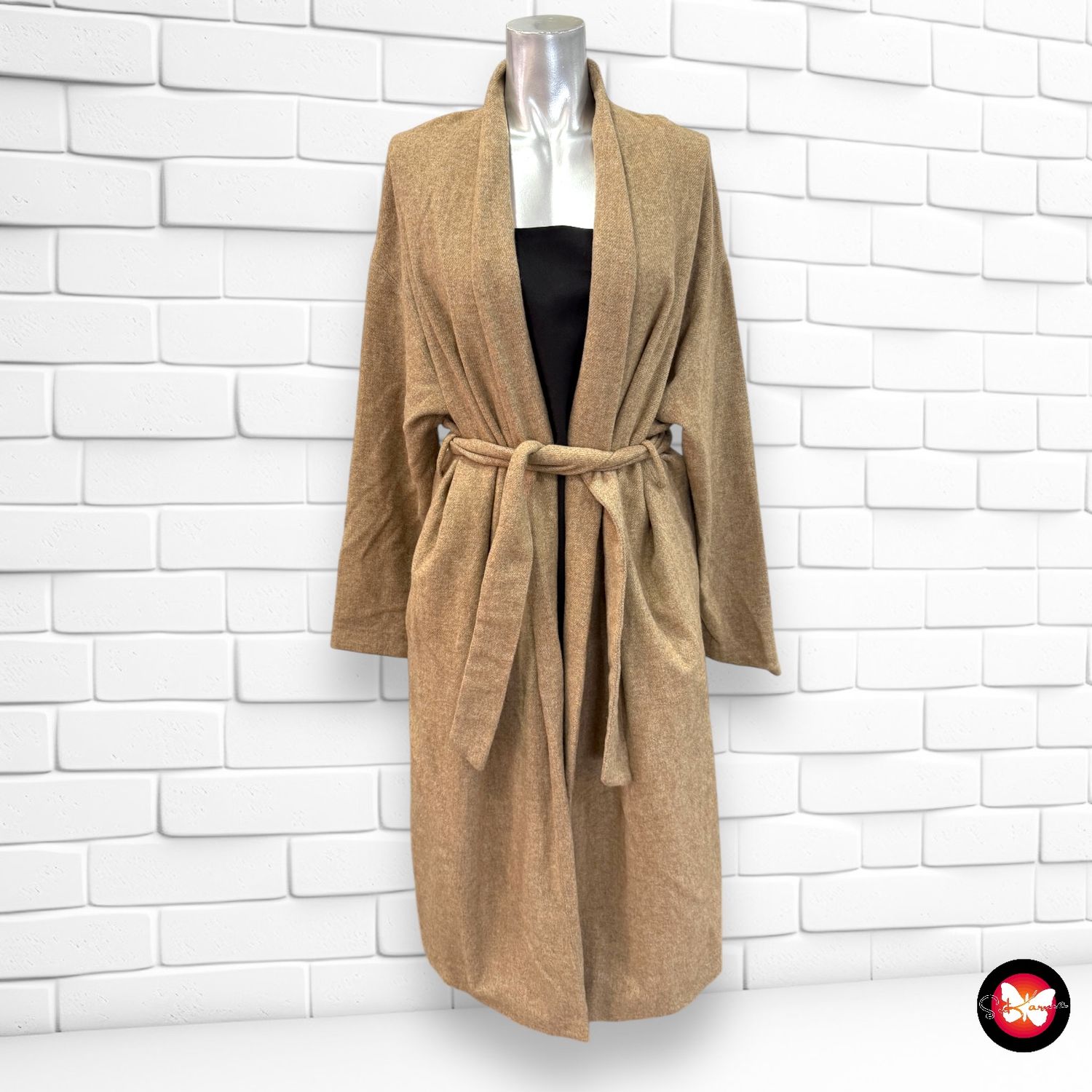 Chaqueta larga de punto tipo abrigo SET URBAN DELUXE Talla 38