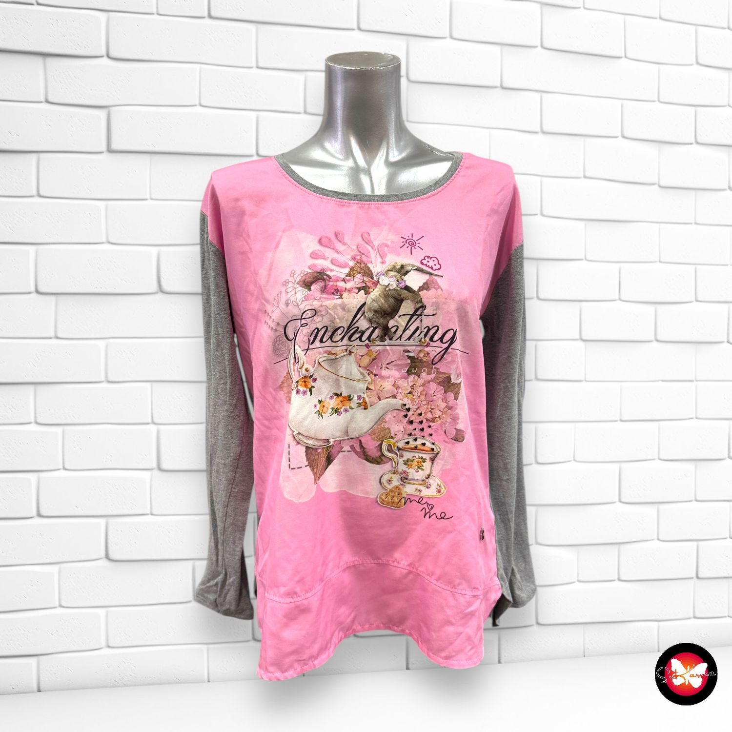 Camiseta con frente satinado ME&amp;ME Talla S