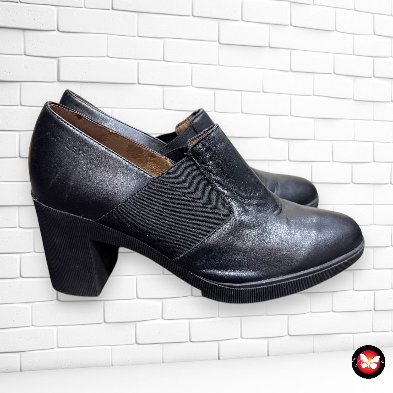 Zapatos de piel con tacón WONDERS T40