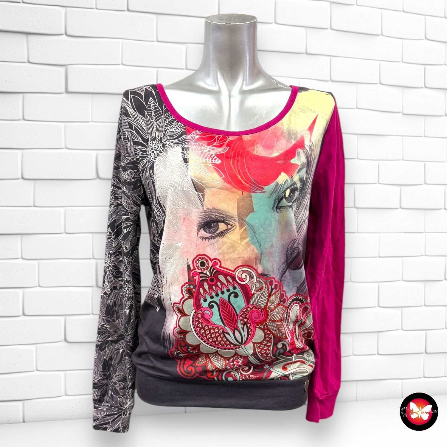 Camiseta con estampado SMASH Talla S