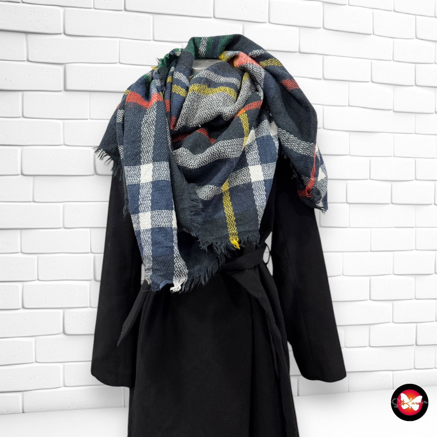 **SALES** Maxi bufanda de cuadros