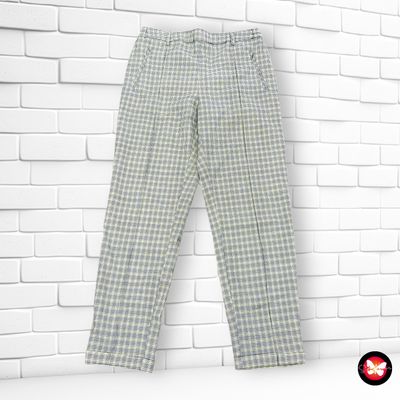 Pantalón de vestir de cuadros CAMAÏEU Talla 40