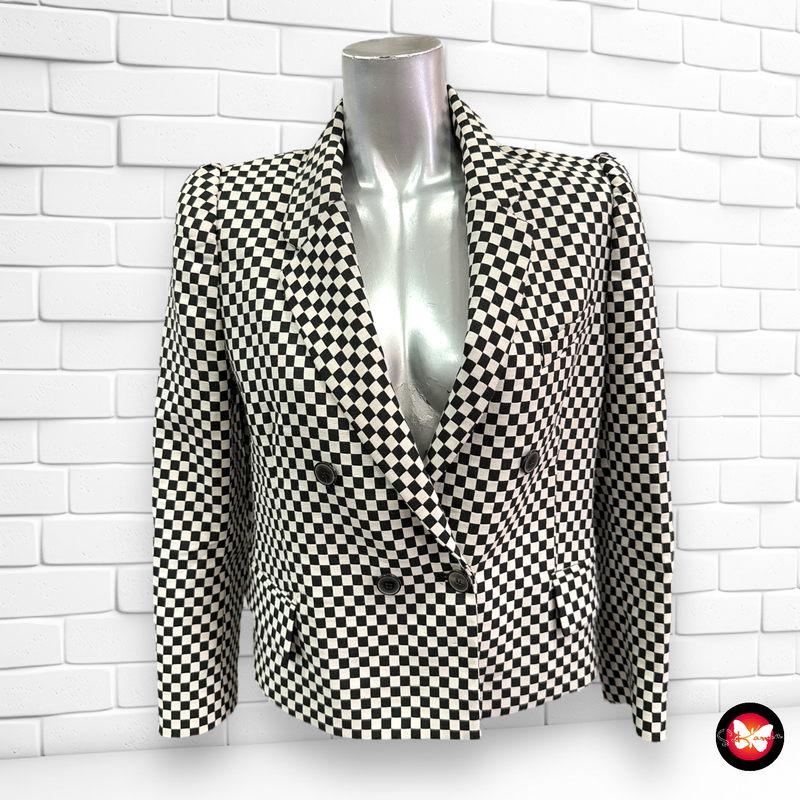 Blazer de cuadros ZARA Talla S