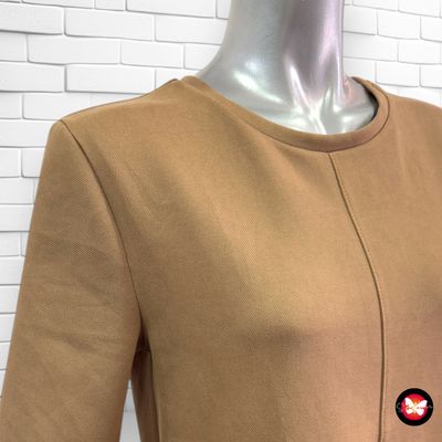 Vestido de manga corta tipo antelina ZARA Talla S