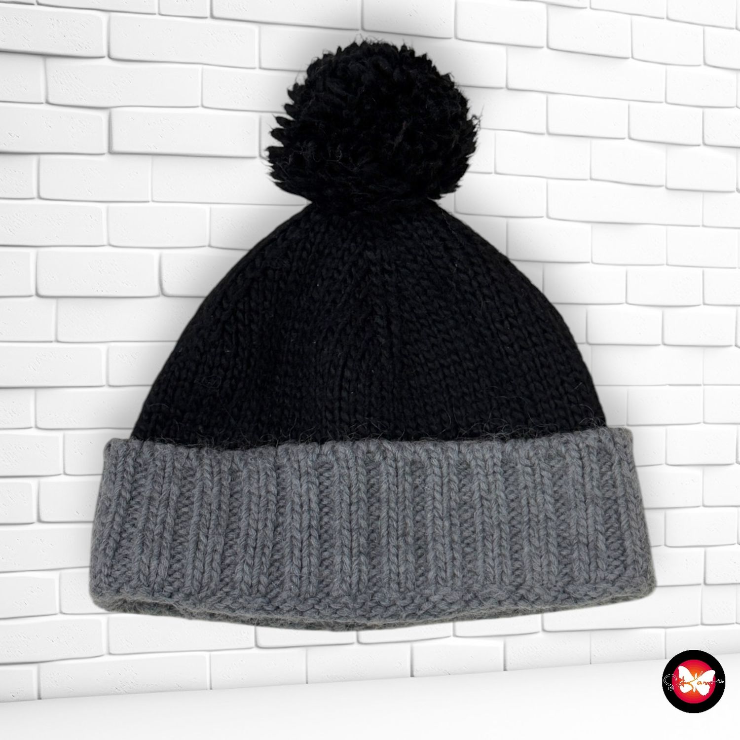 **SALES** Gorro de lana con pompom Talla S